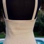 Cache Pearl Bead Encrusted Metallic Halter Top S/M/L Open Back Stretch $88 NWT