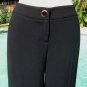 Cache Black Pant New Size 0/2 XS Stretch Flat Front Self Belt Style NWT $138