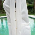 Cache Metal Buttons Peek A Boo Sleeve Top New S/M/L Removable Self Belt $98 NWT Cache Metal Buttons Peek A Boo Sleeve Top New S/M/L Removable Self Belt $98 NWT