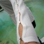 Cache Metal Buttons Peek A Boo Sleeve Top New S/M/L Removable Self Belt $98 NWT