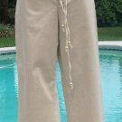 Cache Stretch Pant Removable Wood Bead Belt New Sz 10/12 M/L Sand Color $118 NWT Cache Stretch Pant Removable Wood Bead Belt New Sz 10/12 M/L Sand Color $118 NWT