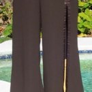 NWT Cache $138 UN-ZIP 32" LEG TO THIGH Pant Brown NWT 10/12/14 L Satin Tux NWT Cache $138 UN-ZIP 32" LEG TO THIGH Pant Brown NWT 10/12/14 L Satin Tux