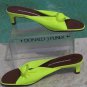 Donald Pliner HELLI Mesh Elastic Leather Slide Shoe NIB Buckle Detail 8 $225