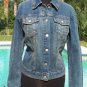 Cache Denim Large Rhinestones on Front Pockets Top Jacket New Sz XS/S/M $148 NWT