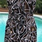 Cache Stretch Strapless Self Belt Dress Top New Size L/XL Lined Elastic $128 NWT