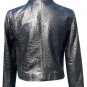 Cache Croc Leather Lined Jacket Coat Top New SM 2/4/6/8 $348 NWT Textured