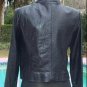 Cache Croc Leather Lined Jacket Coat Top New SM 2/4/6/8 $348 NWT Textured