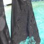 Cache Black Satin Beaded Top Jacket New Size 2/4/6 XS/S Self Belt $228 NWT