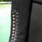 Cache Offset Front Zipper Top Jacket New XS/S/M Zipper Sleeve Nail Head $188 NWT