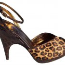 Donald Pliner Couture Gator Platform Leather Shoe Hair Calf Size 6  NIB $350