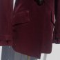 Dorothy Schoelen Lined Suit Jacket Top Size 4/6/8 S/M Stretch $200 EUC Burgundy
