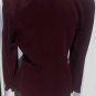 Dorothy Schoelen Lined Suit Jacket Top Size 4/6/8 S/M Stretch $200 EUC Burgundy