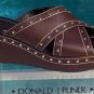 Donald Pliner Couture Leather Platform Shoe New Nail Head Embellished 5 $245 NIB