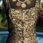 Donald Pliner Couture Leather Platform Shoe New Nail Head Embellished 5 $245 NIB