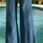 Cache Jean Pant New Stretch Denim Flair Self Belt Detail Stitching $118 NWT