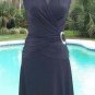 Cache Plung V Stretch Self Belt Mother Of Pearl Faux Wrap Top New XS/S $98 NWT