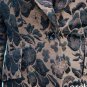Cache Removable Fox Collar Bronze Metallic Brocade Jacket Top New $298 NWT