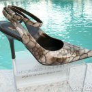 Donald Pliner Couture Tortoise Patent Leather Shoe Pump New Ankle Wrap Sz 8 $400 Donald Pliner Couture Tortoise Patent Leather Shoe Pump New Ankle Wrap Sz 8 $400