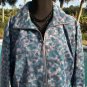CHICO'S Chicos 3 Leather Suede Jacket Top NEW L/XL Lined Front Zip Textured $298