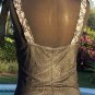 Cache Peek A Boo Lace Over Mesh Bustier Lace Up Top NWT Sz XS/S/M/L Stretch $128