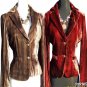 Cache Velvet Dip-Dye Jacket Coat Top New 0/2/4/6/8/10/12 Expresso Brown $178