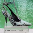 Donald Pliner Couture Python Patent Leather Shoe Pump NIB Ankle Wrap Sz 6.5 $400 Donald Pliner Couture Python Patent Leather Shoe Pump NIB Ankle Wrap Sz 6.5 $400