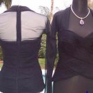 Cache Ruched Ottoman Sheer Illusion Shoulder Sleeve Top New Sz XS/S 0/2/4/6 $168 Cache Ruched Ottoman Sheer Illusion Shoulder Sleeve Top New Sz XS/S 0/2/4/6 $168