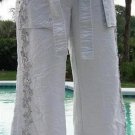 Cache Cargo Roll Up Sequin Embellished Pant + Belt New Dove Gray $118 NWT S/M/L Cache Cargo Roll Up Sequin Embellished Pant + Belt New Dove Gray $118 NWT S/M/L