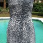 Cache Lined Mesh Animal Ruched Dress New Size S/M Stretch Event Club $208 NWT