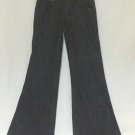 Cache 3" Wide Self Belt LEG Pant Jean Dark Wash Sz 6 Detail Stitching NWT $118
