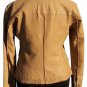Cache Lamb Leather Jacket Top New 0/2/4/6/8 Western Flair Camel Color $298 NWT