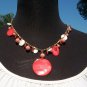 Cache Necklace OPALESSENCE Disc Stones Beads Gold Chain Adjustable New NWT $58