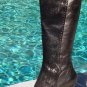 Cache Butter Soft Black Leather Pant New 2/4/6 XS/S Tan Self Belt Lined $298 NWT
