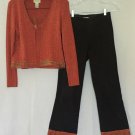 Cache Lot 3 Top Cami Cardigan Pant New Size S / 4 Work Event Suit $215 Vintage Cache Lot 3 Top Cami Cardigan Pant New Size S / 4 Work Event Suit $215 Vintage