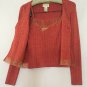 Cache Lot 3 Top Cami Cardigan Pant New Size S / 4 Work Event Suit $215 Vintage