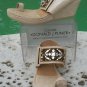 Donald Pliner Leather Boot Shoe Pump New Size Sz 6 Peace Sign Hardware $295 NIB