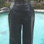Cache Patent Leather Top Vest + Pant Lot 2 New Sz 2/4 XS/S Detail Stitching $258