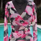 Cache Mesh Sheer Illusion Ruched Wrap Plunge V Top New XS/S/M Peek A Boo $98 NWT Cache Mesh Sheer Illusion Ruched Wrap Plunge V Top New XS/S/M Peek A Boo $98 NWT