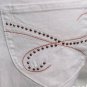 Cache White Denim Embellished Jean Pant New Crop Stretch Size 4/6/8 S/M $88 NWT