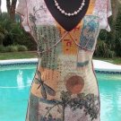 Cache Mesh Zen Dragonfly Empire Bust Top NWT Sz XS/S/M $98 Stretch Peek A Boo Cache Mesh Zen Dragonfly Empire Bust Top NWT Sz XS/S/M $98 Stretch Peek A Boo