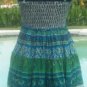 Cache Gathered Empire Boho Sun Dress Adjustable Strap New XS/S/M/L Stretch $118
