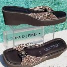 Donald Pliner Elastic Mesh Sandal Wedge Shoe New Flexible Non Slip Sole $220 NIB Donald Pliner Elastic Mesh Sandal Wedge Shoe New Flexible Non Slip Sole $220 NIB
