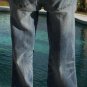 Cache Rhinestone Stud Embellished Jean Pant New Sz 0/2 XS Stretch Animal NWT $98