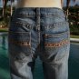 Cache Rhinestone Stud Embellished Jean Pant New Sz 0/2 XS Stretch Animal NWT $98
