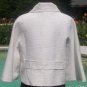 Cache Textured Swing Lined Jackie O Jacket Top New XS/S/M Off White $178 NWT