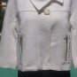 Cache Textured Swing Lined Jackie O Jacket Top New XS/S/M Off White $178 NWT