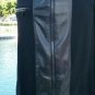 Cache Stretch Skirt New M/L pLeather Trim Peek A Boo 2 Way Side Un Zip $108 NWT