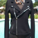 Cache Offset Front Zipper Top Jacket New XS/S/M Zipper Pocket Embellished $178 Cache Offset Front Zipper Top Jacket New XS/S/M Zipper Pocket Embellished $178