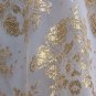 Cache Gold Metallic Silk Sheer Illusion Lace Top Dress New S/M 2/4/6/8 $158 NWT