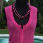 Cache Rhinestone Zipper Peek A Boo Removable Belt Top Stretch XS/S/M NWT $88